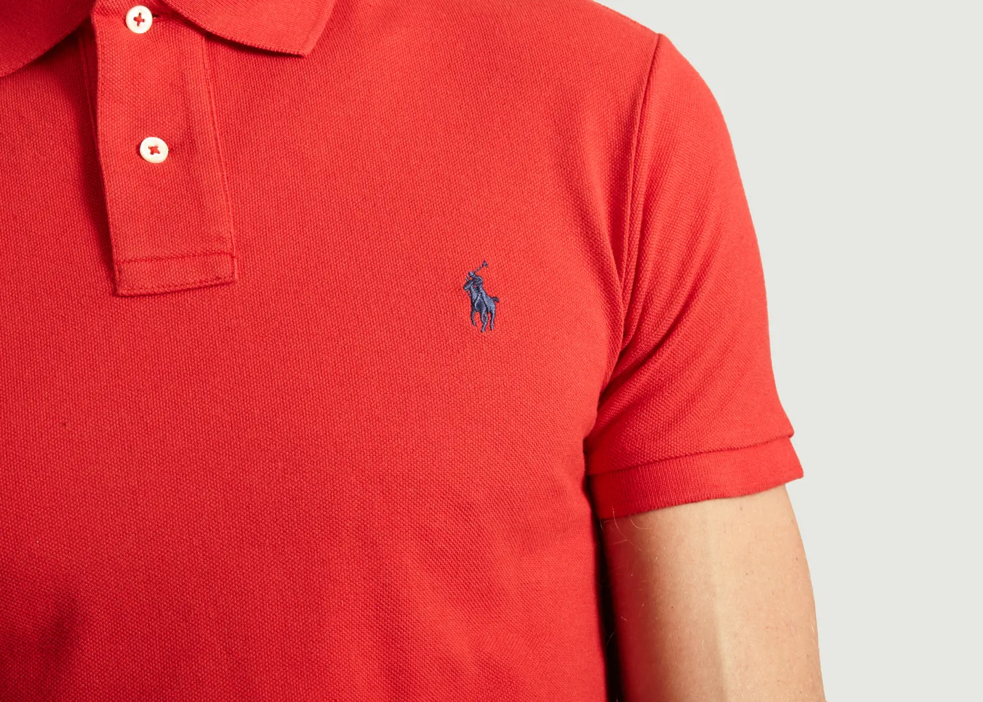 Polo Cintré en Coton Piqué Polo Ralph Lauren