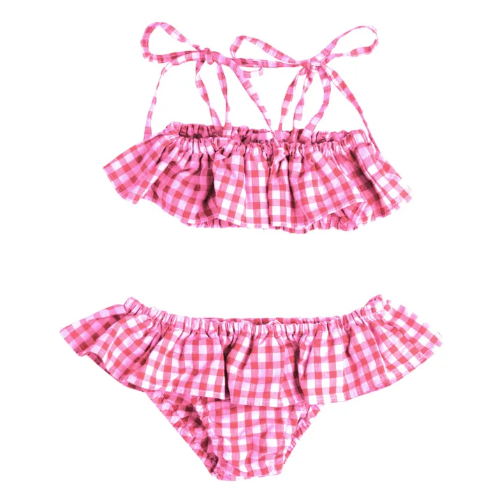 Babe & Tess Maillot de Bain 2 Pièces Vichy | Rose