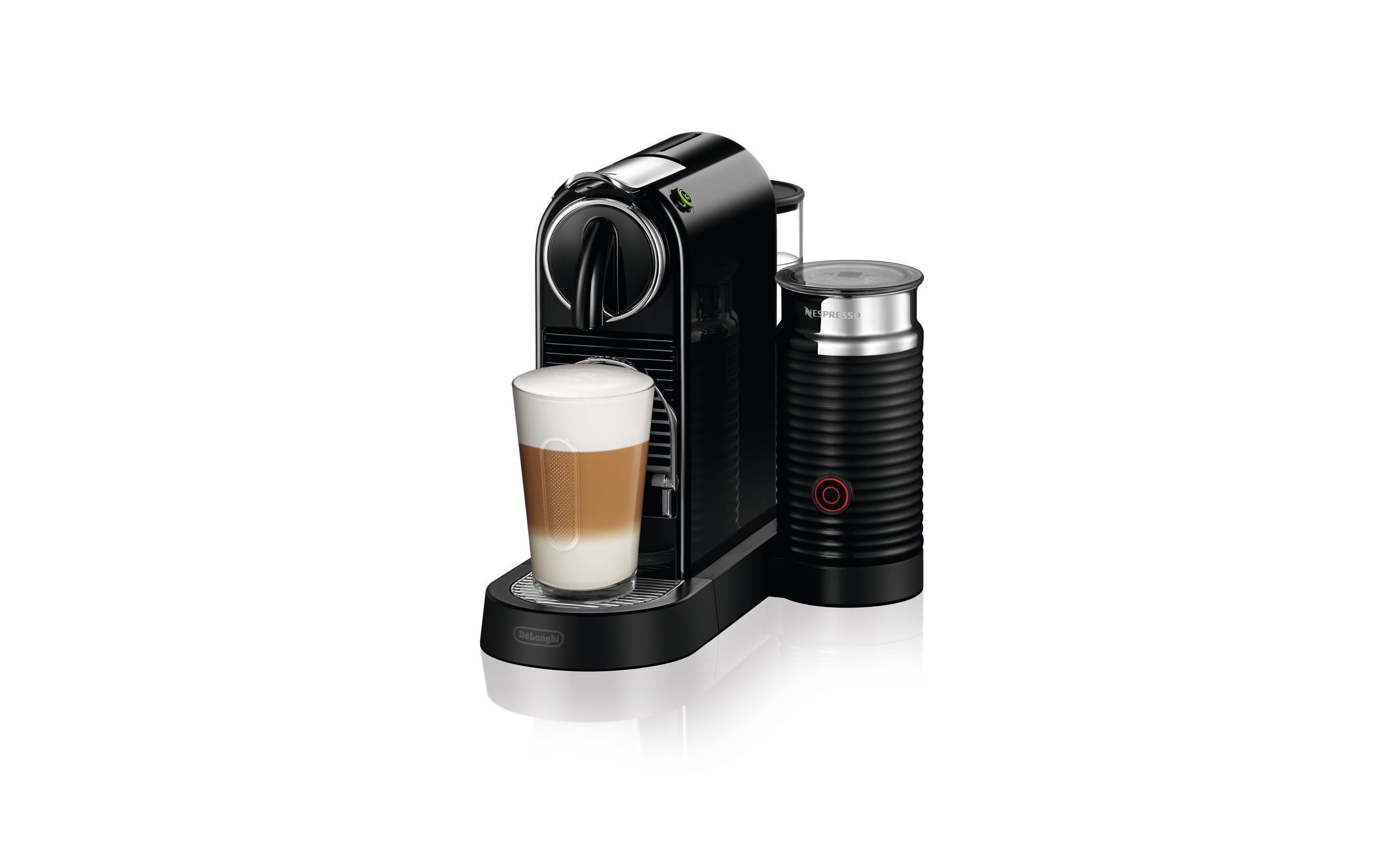 Kaffeemaschine Nespresso CitiZ & Milk EN267.BAE Schwarz<br>Elegante Kapselmaschine der Original Line mit Aeroccino-Milchschäumer
