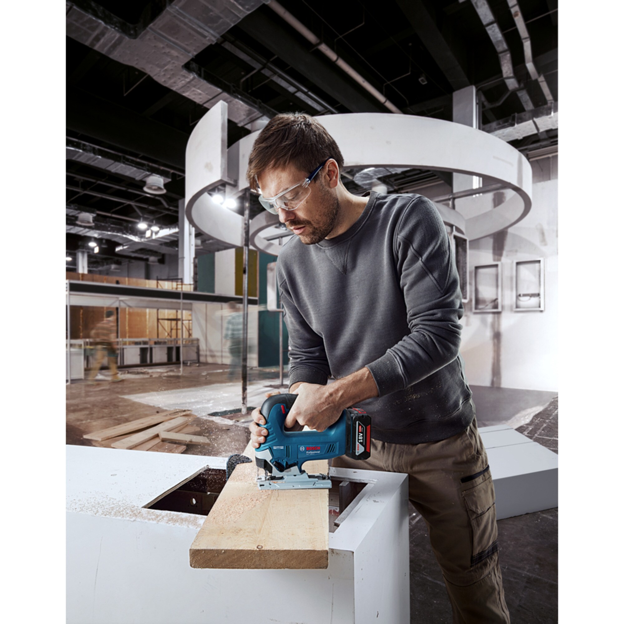 Bosch Stichsäge Akku-Stichsäge GST 18V-125 B Professional solo, 18Volt