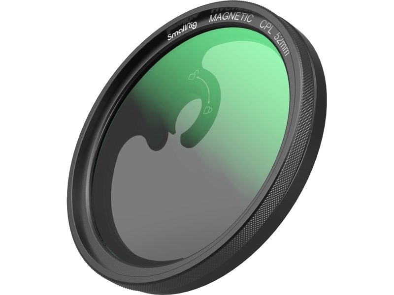 Smallrig MagEase Magnetischer CPL-Filter mit Filter Adapter Eliminiert Reflexionen von nicht-metallischen Oberflächen