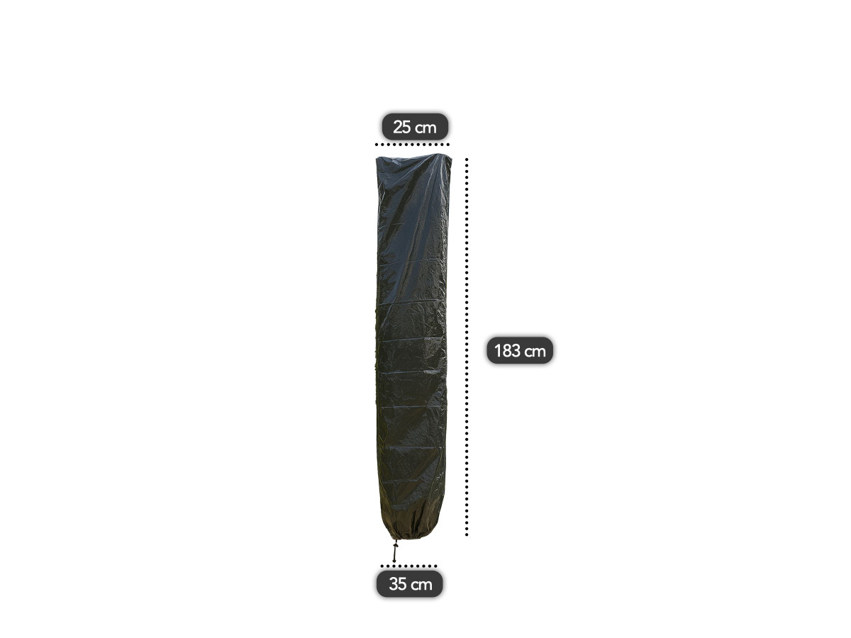 Brixy tot ø300cm waterdichte parasolhoes - Black