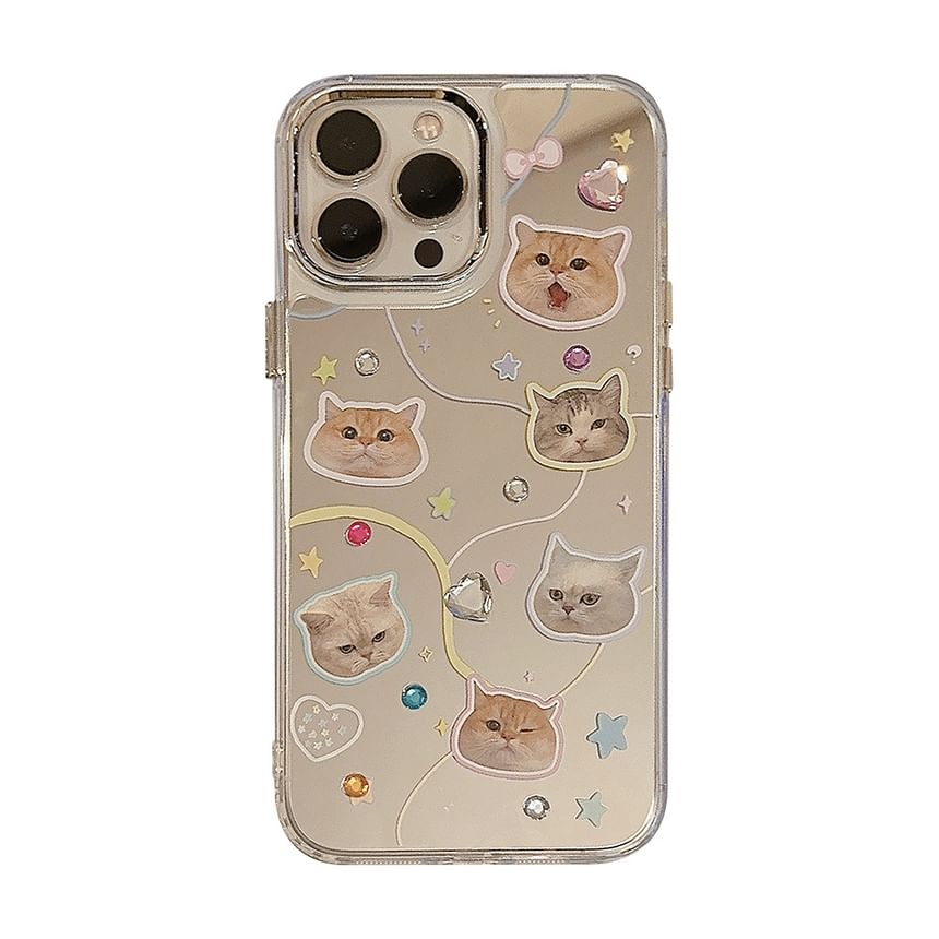kloudkase - Cat Phone Case - 16 Pro Max / 16 Pro / 16 Plus / 16 / 15 Pro Max / 15 Pro / 15 Plus / 15 / 14 Pro Max / 14 Pro / 14 Plus / 14 / 13 Pro Max / 13 Pro / 13 / 13 Mini