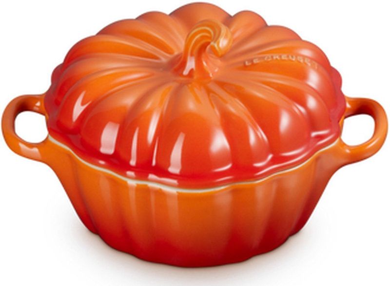 Le Creuset - Mini-braadpan - Pompoen - Oranjerood - 0,35 L