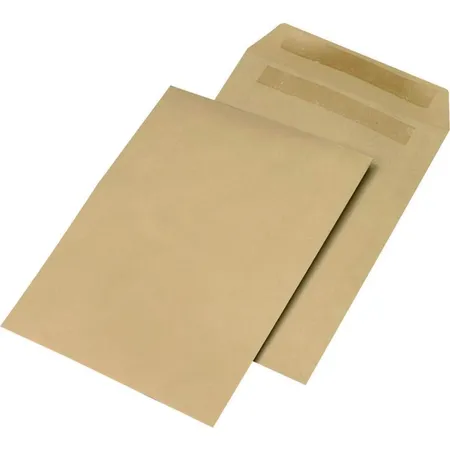 MAILmedia Versandtaschen DIN B4, selbstklebend, 130g/m², braun, 25 Stück