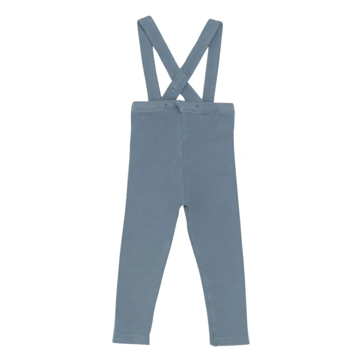 Donsje Legging à Bretelles Dena Coton Bio | Bleu