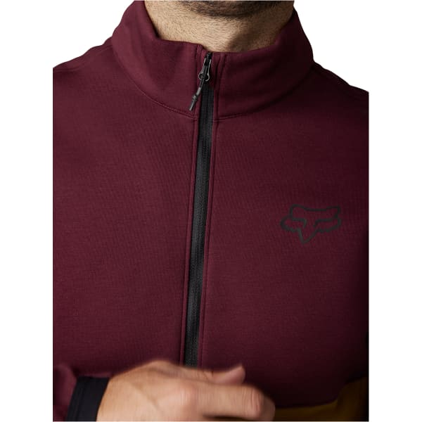 Veste VTT FOX RANGER FIRE FLEECE CREW DARK MAROON