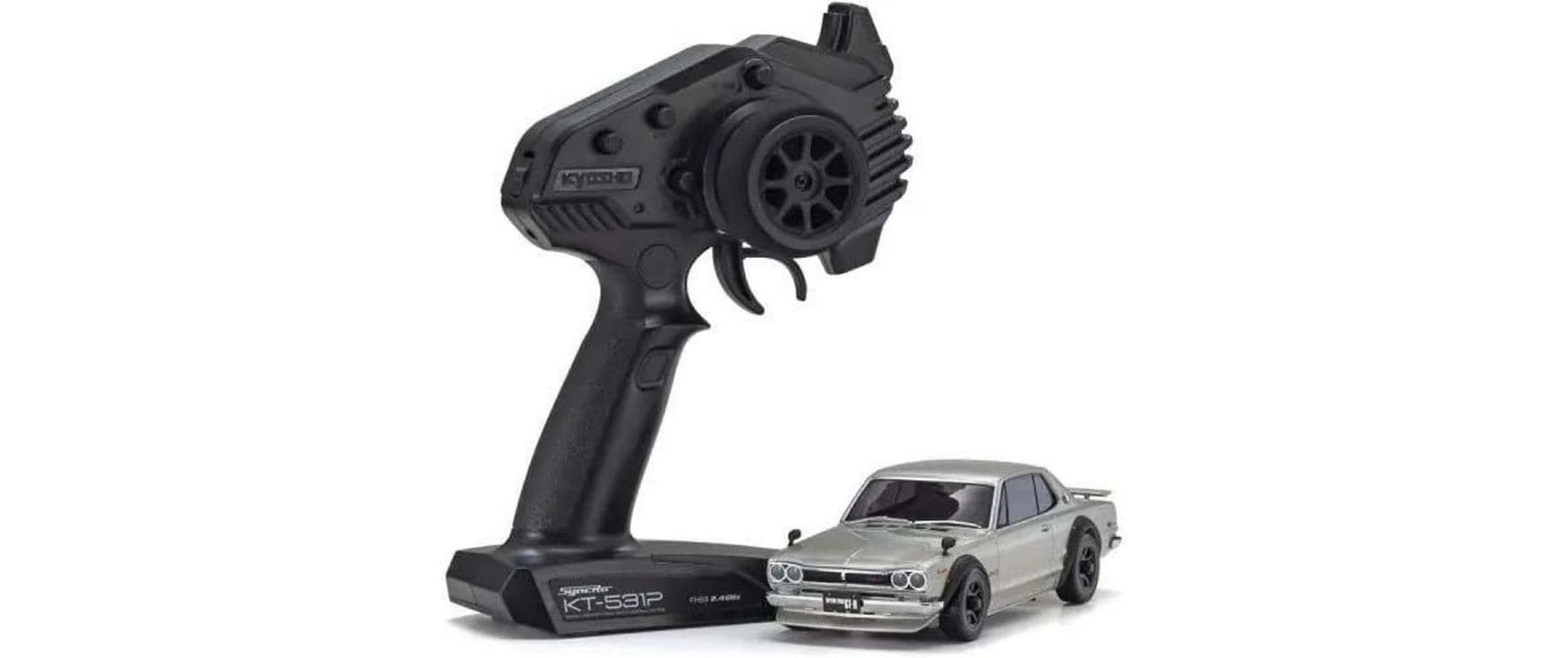 MINI-Z MR-04 Skyline 2000GT-R, Silber ARTR, 1:27<br>On-Road RWD-Modell