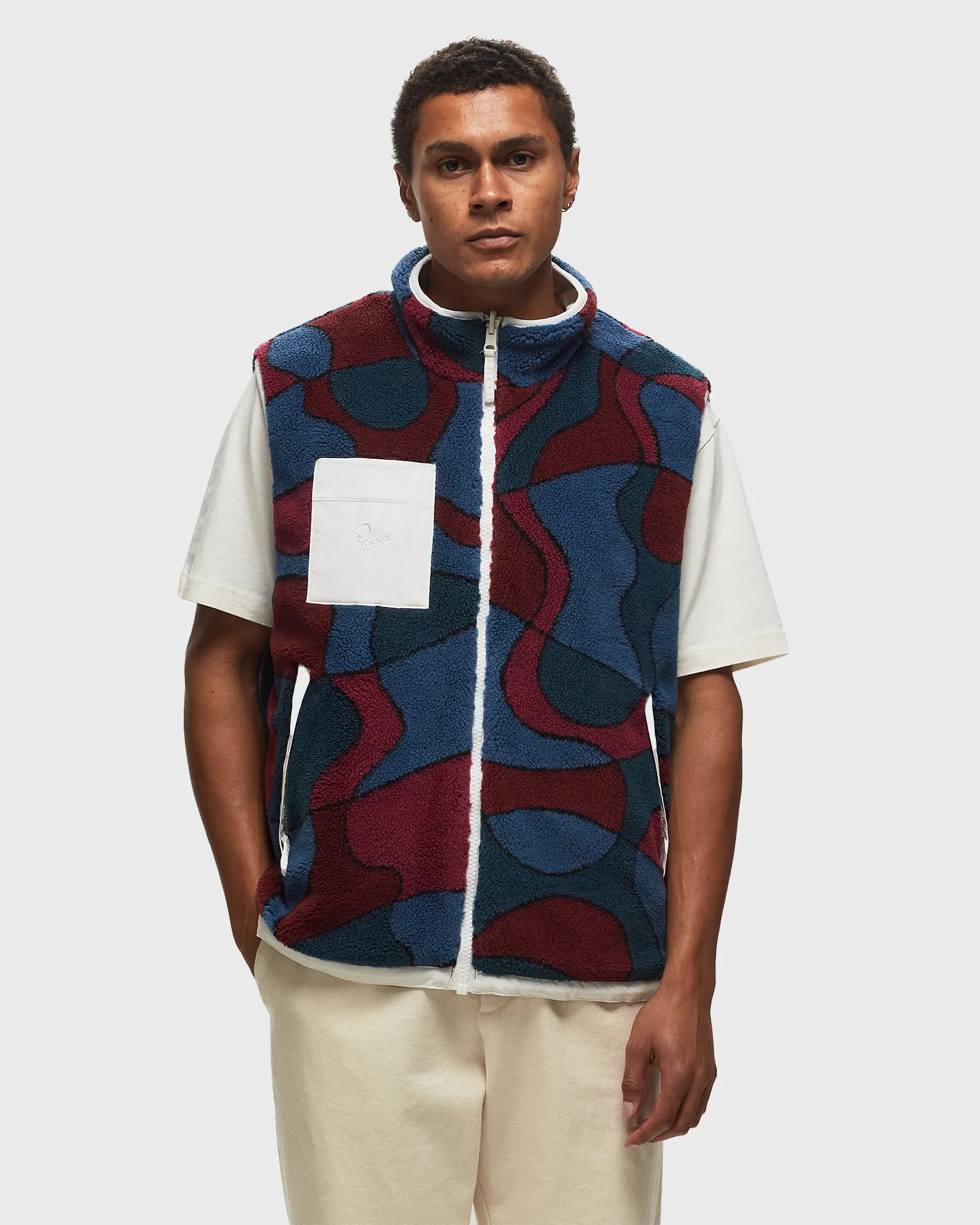 By Parra Trees In Wind Reversible Vest