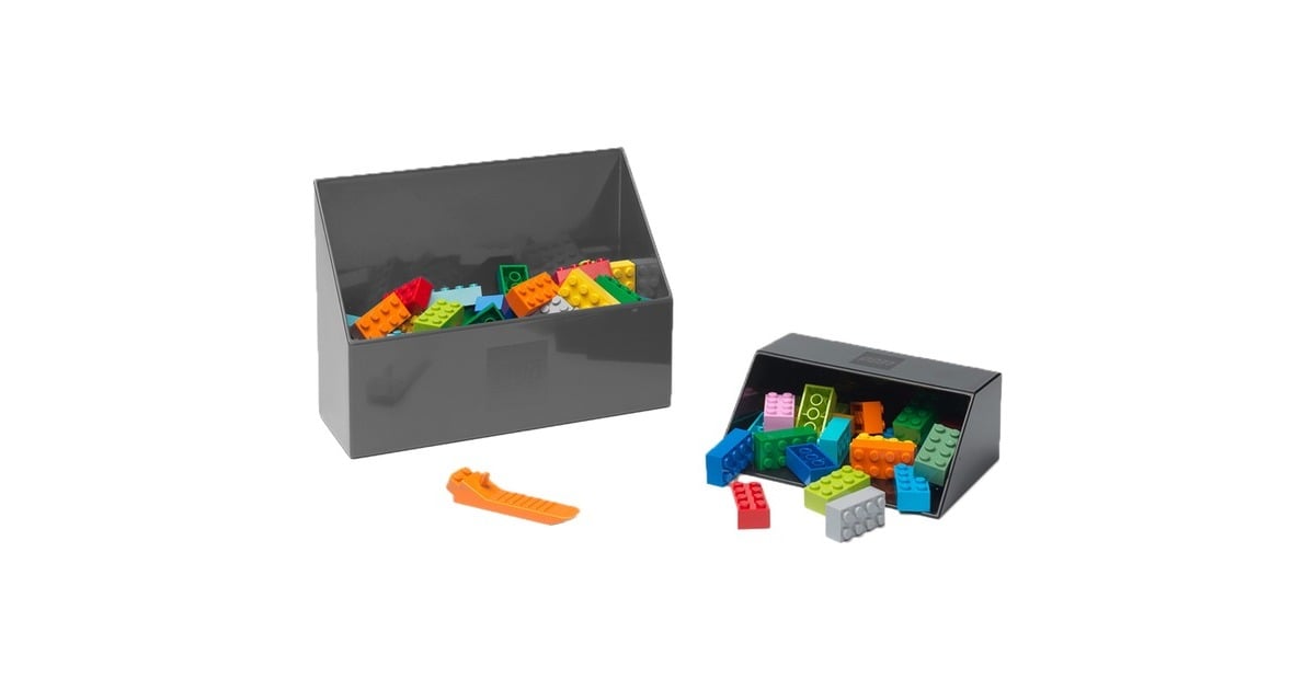 Room CopenhagenLEGO Brick Scooper Set 2-delig opbergdoos  (Grijs)