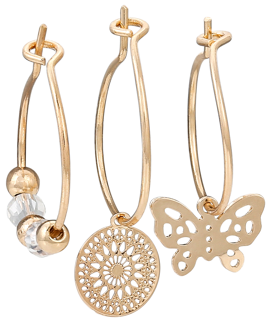 Ohr-Set - Shiny Butterfly