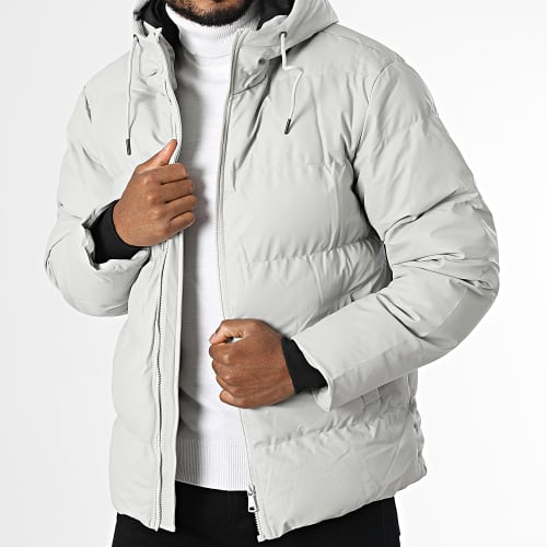 Doudoune Capuche Gris