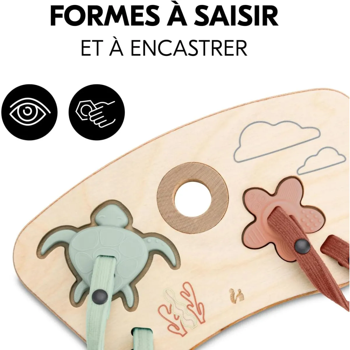 HAUCK Tablette jeux - Puzzling S Turtle & Flower