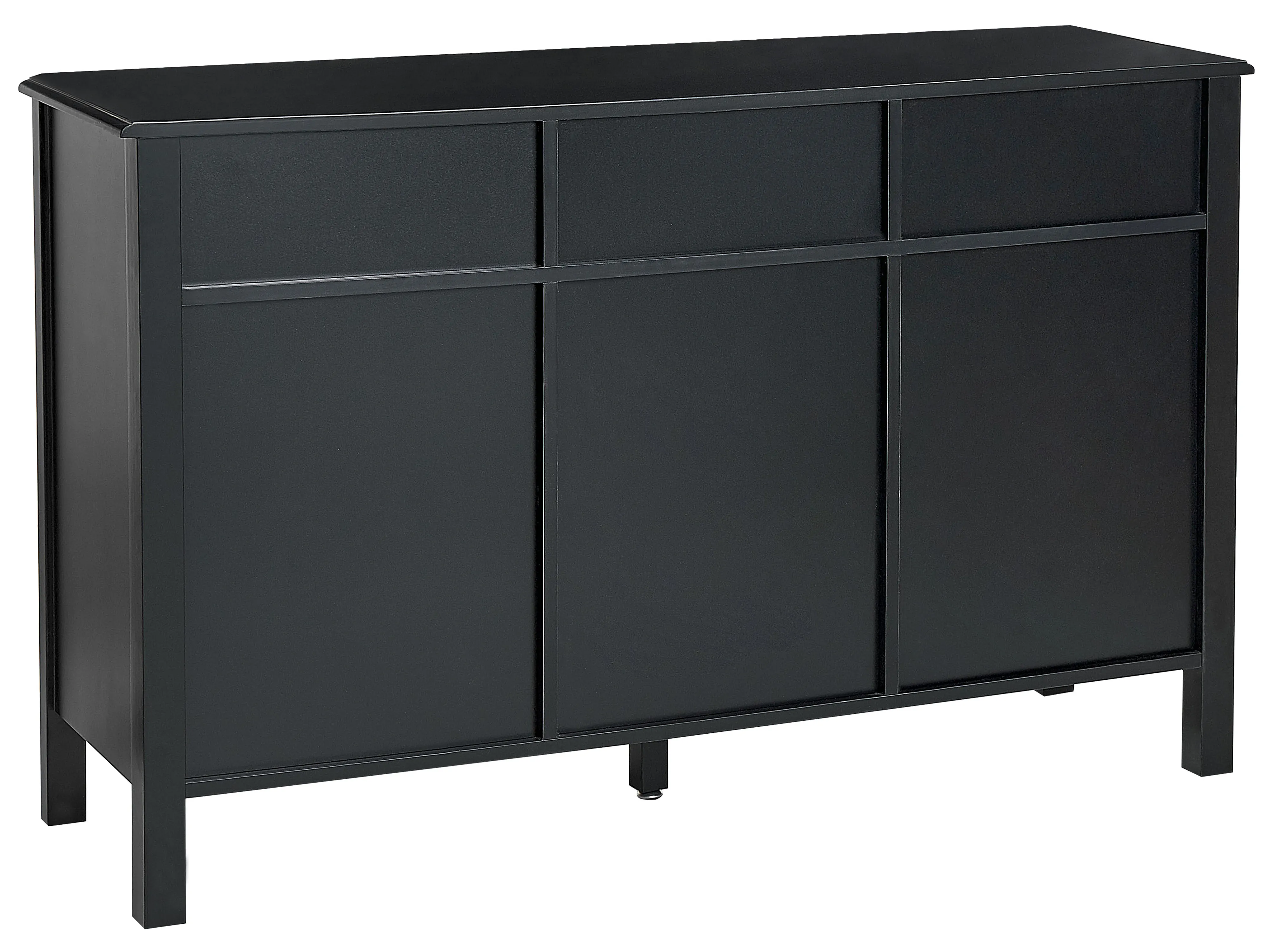 Dressoir met 3 deuren OLATE Zwart