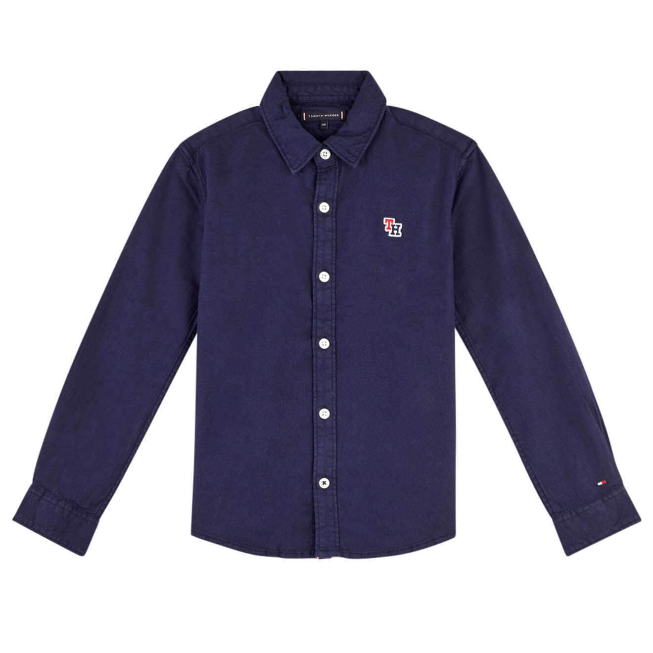 Tommy Hilfiger Chemise en Coton matière polo bleu marine
