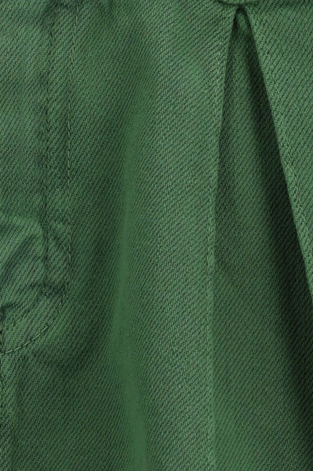Donkergroene denim rok