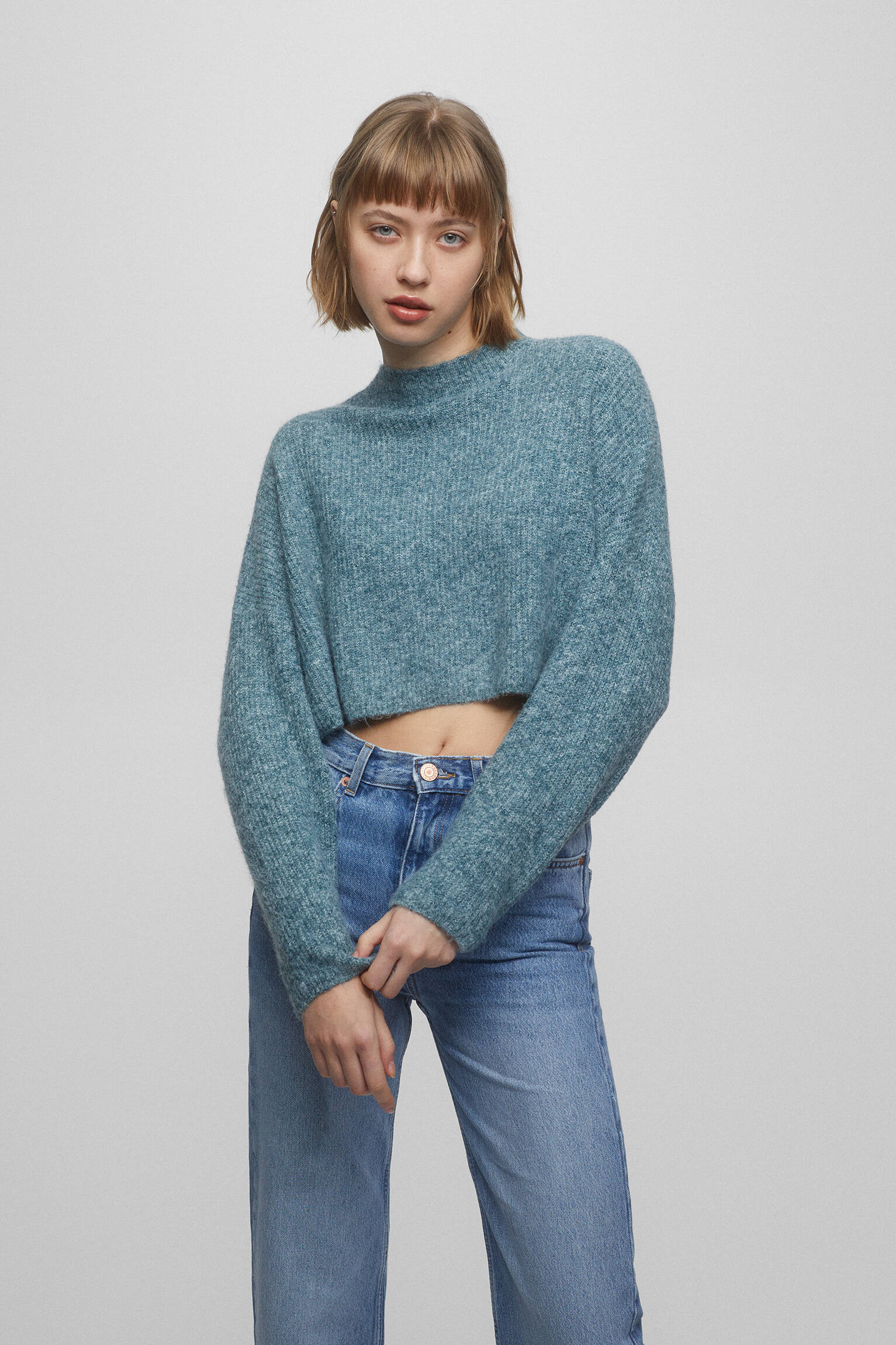 CAMISA STITCH - AZUL ACINZENTADO