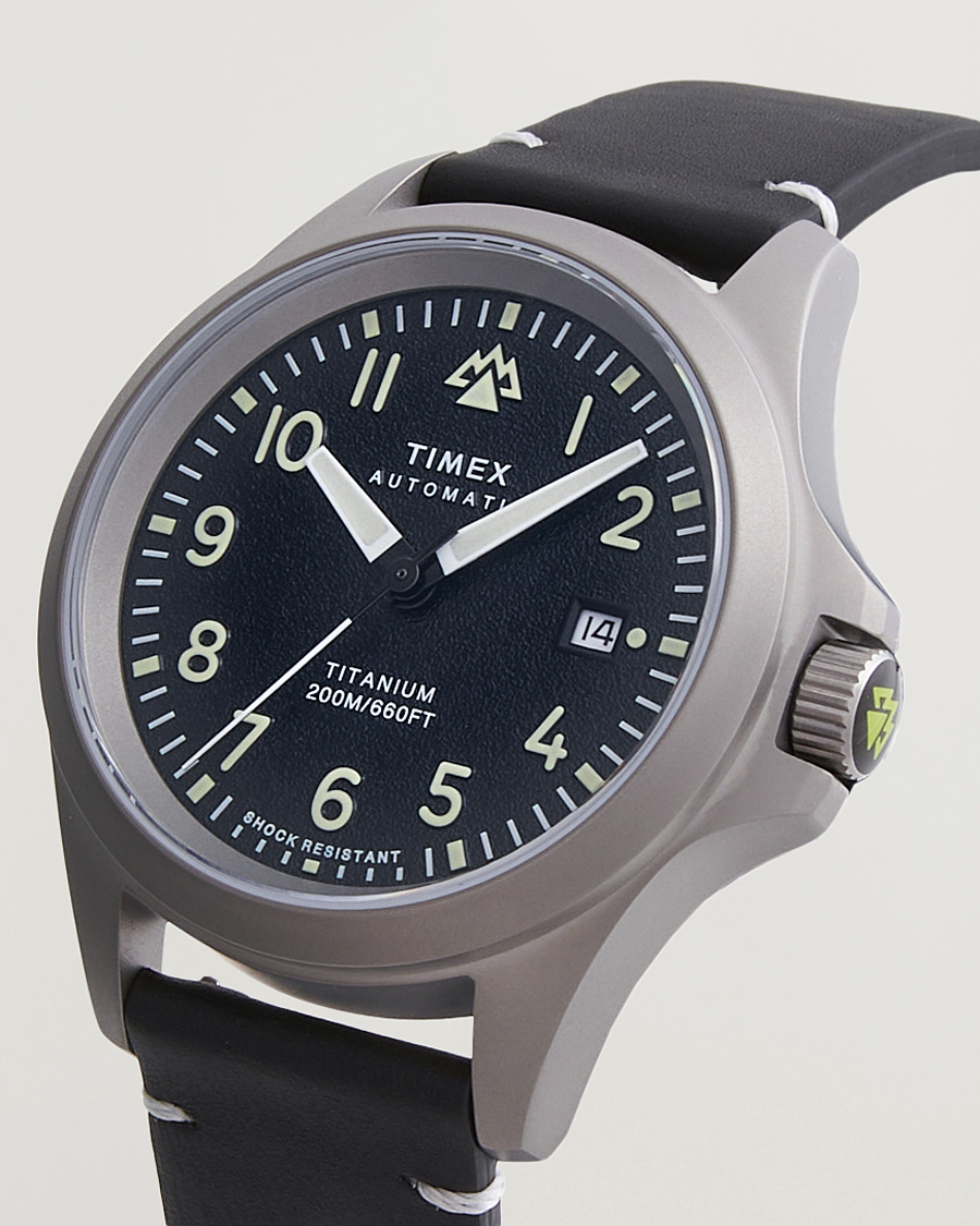 Timex Expedition North Automatic Titanium 41mm Black Dial