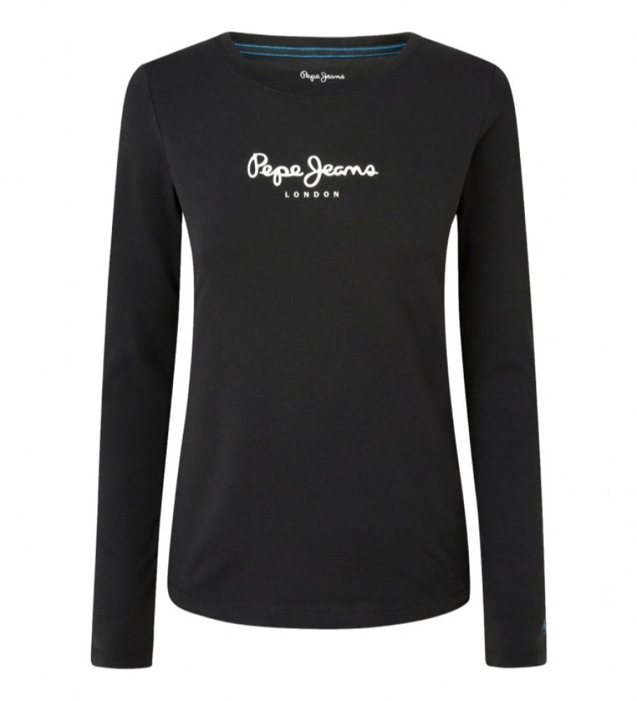 Camiseta Pepe Jeans New Virginia Ls N preta