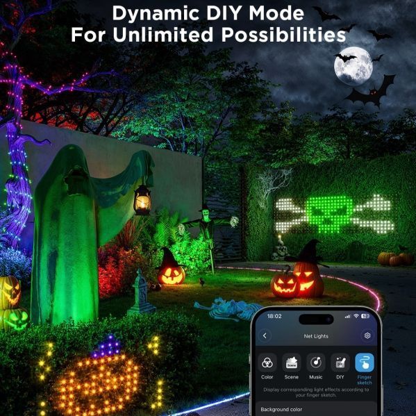 Govee - Net Lights - Lichtketting - Multicolor - LED - Weerbestendig