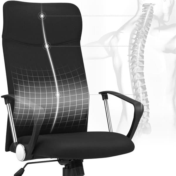 Ergonomisk kontorstol med hjul