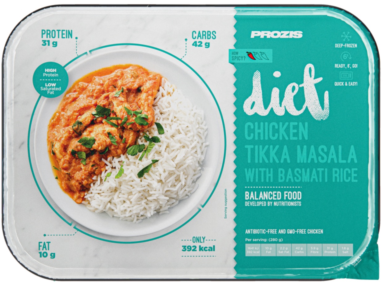 REFEIÇÃO PROZIS DIET FRANGO TIKKA MASALA 280G