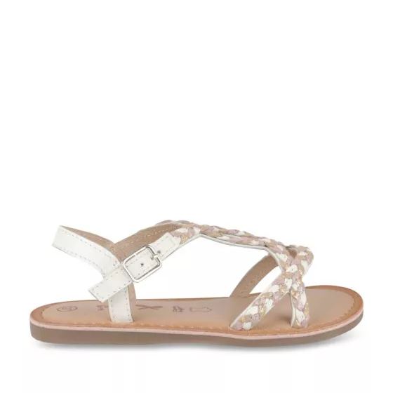 Sandales BLANC NINI & GIRLS CUIR