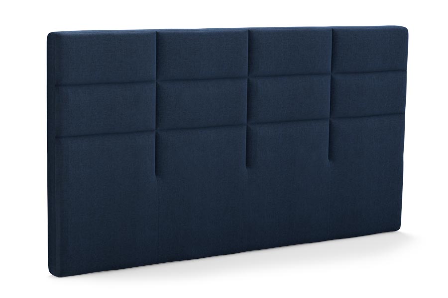 Paris sengegavl 180 cm bredde i tekstil Nordic blue
