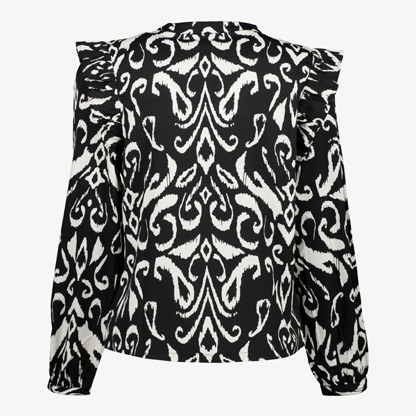 TwoDay dames blouse met print zwart wit