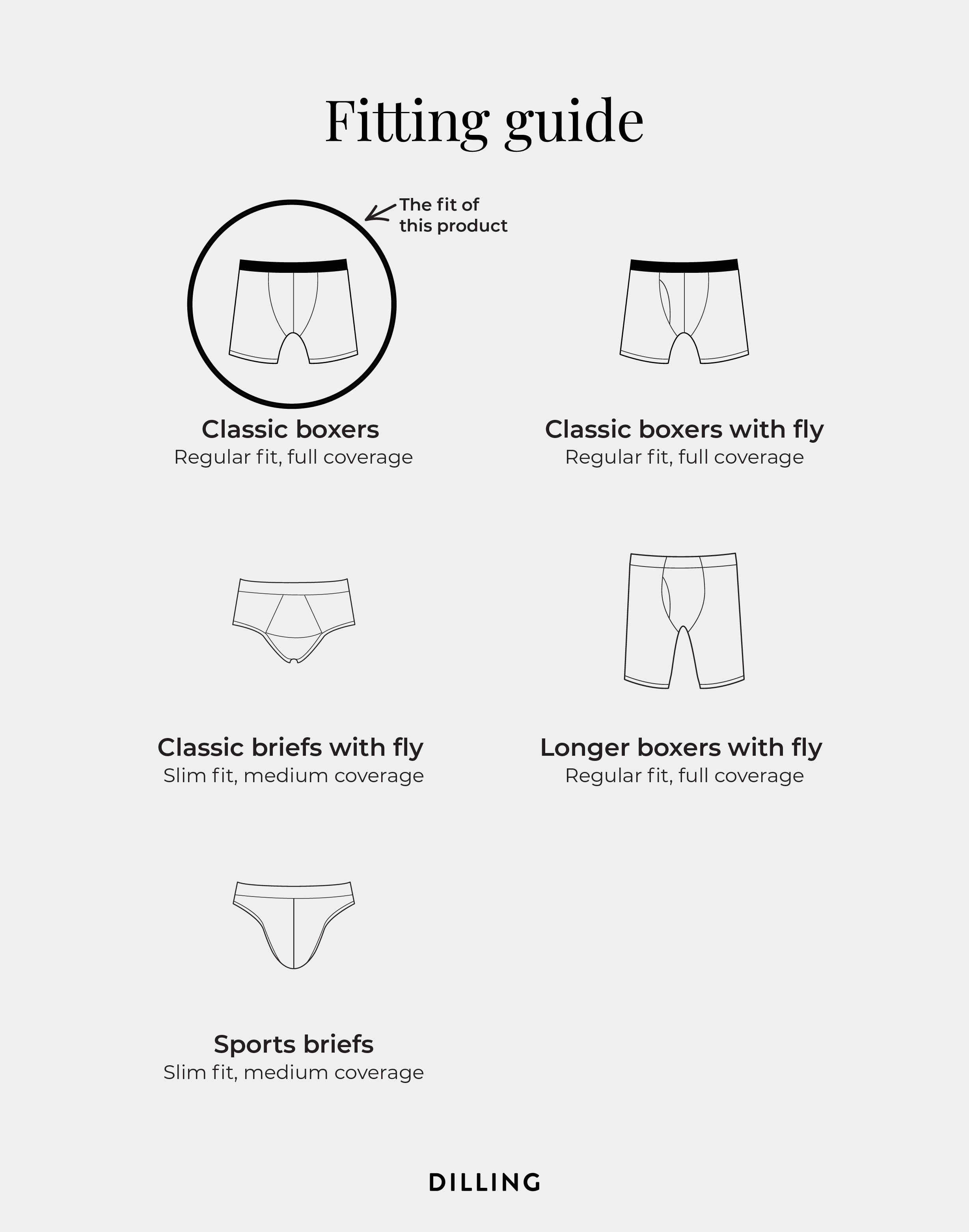 Klassieke boxershort van merinowol voor heren (3 stuks)