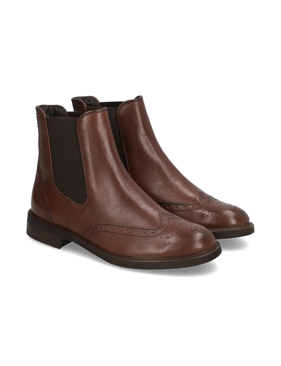 Glattleder Chelsea Boot