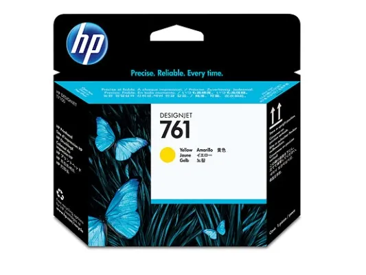 HP 761 - Gul - printhoved - for DesignJet T7100, T7200, T7200 Production Printer