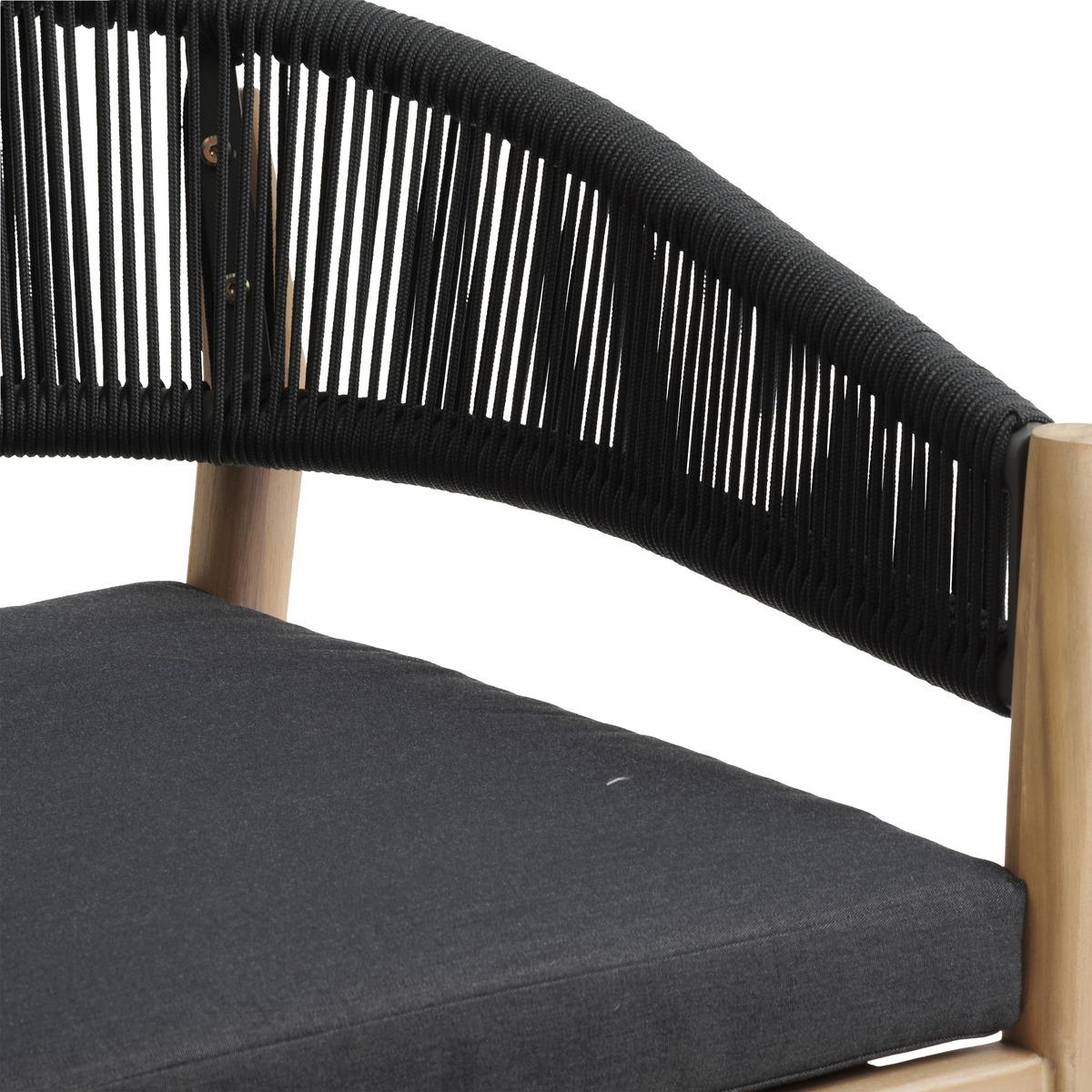 FAUTEUIL REPAS TEVIO ANTHRACITE