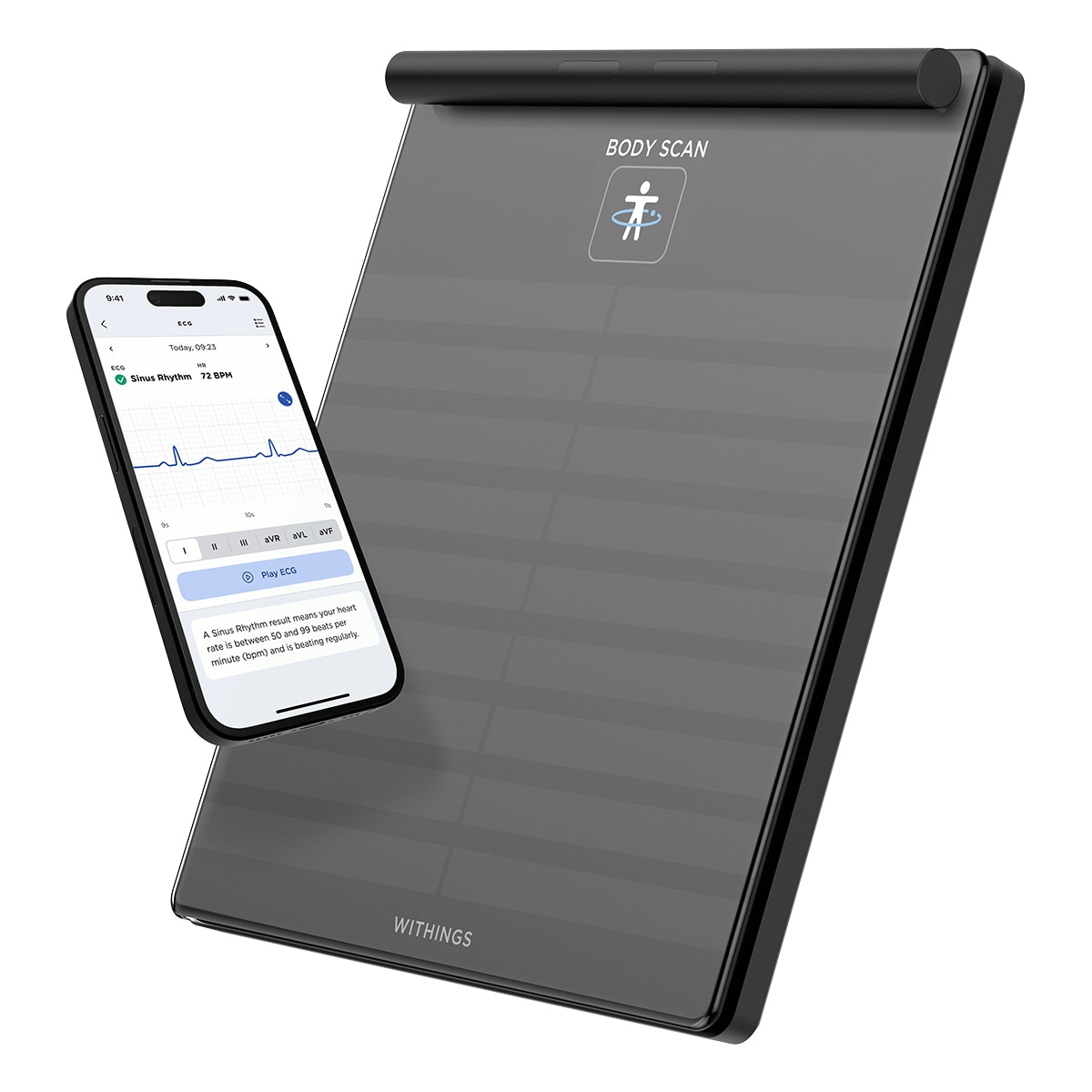 Withings Body Scan baderomsvekt WBS08-Black-All-Inter