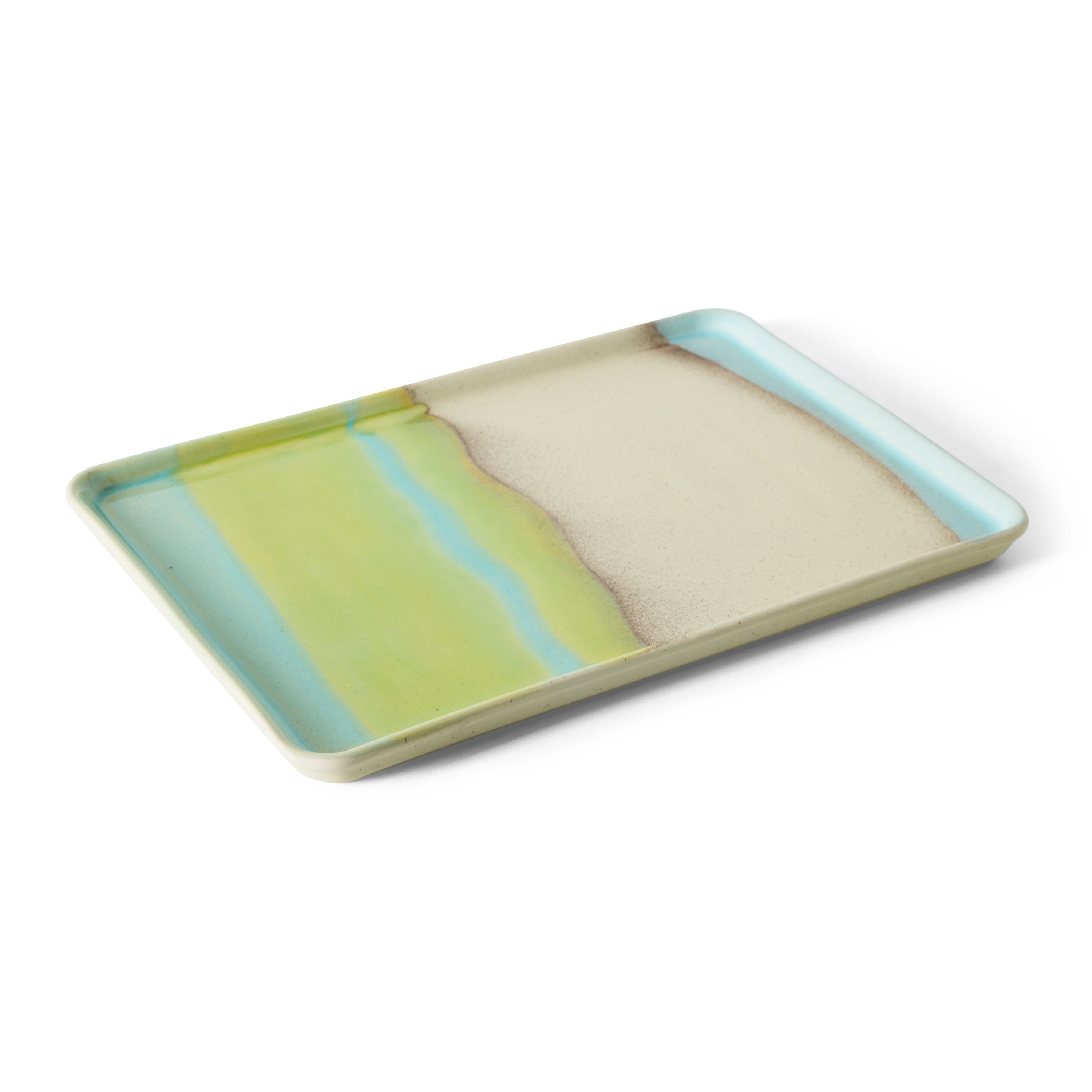 HKliving 70's Ceramics Large Tray - Glint