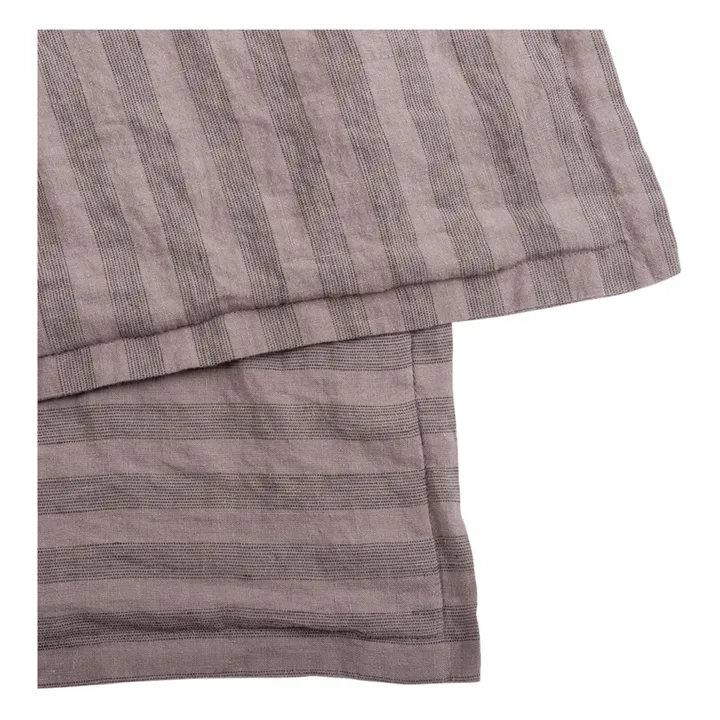 Le Monde Sauvage Housse de couette Sandhills en lin | Violet