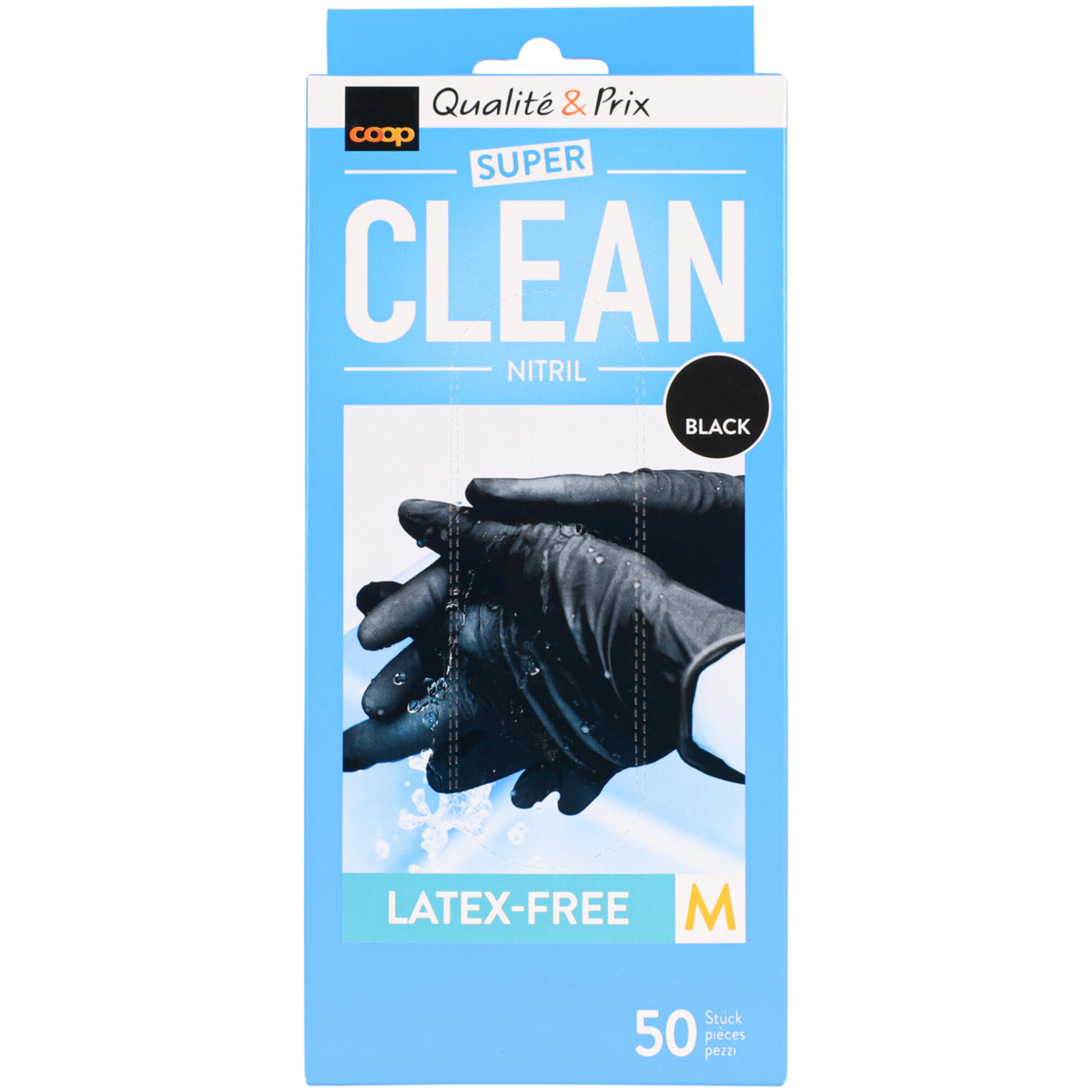 Clean Latex-Free M 50 Stück schwarz