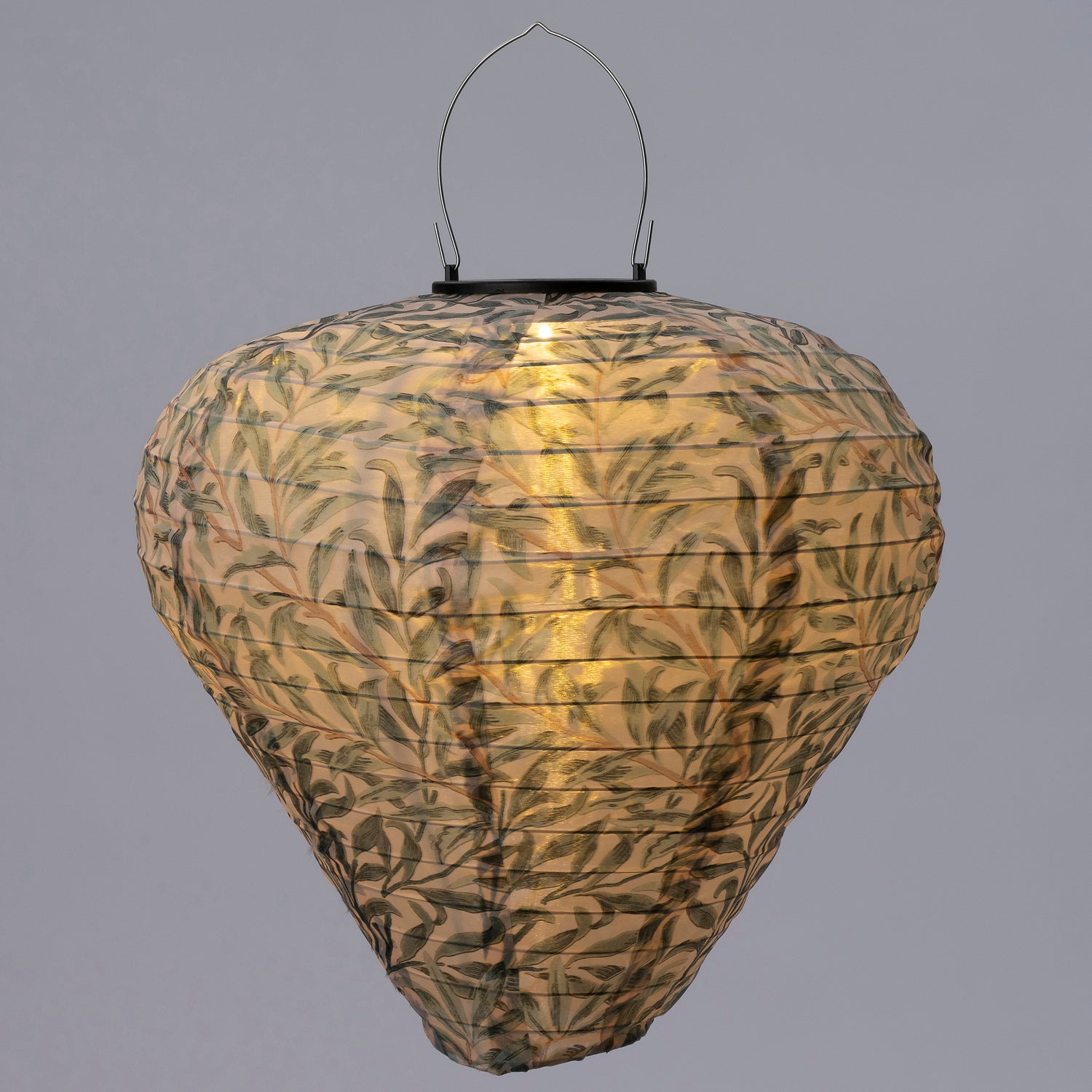 Intratuin solar lampion Fenna beige D 30 H 29 cm