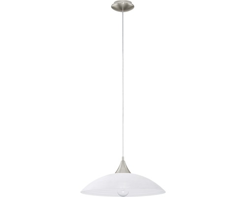 Hanglamp, 1-lichts, HxØ 110x42 cm, wit