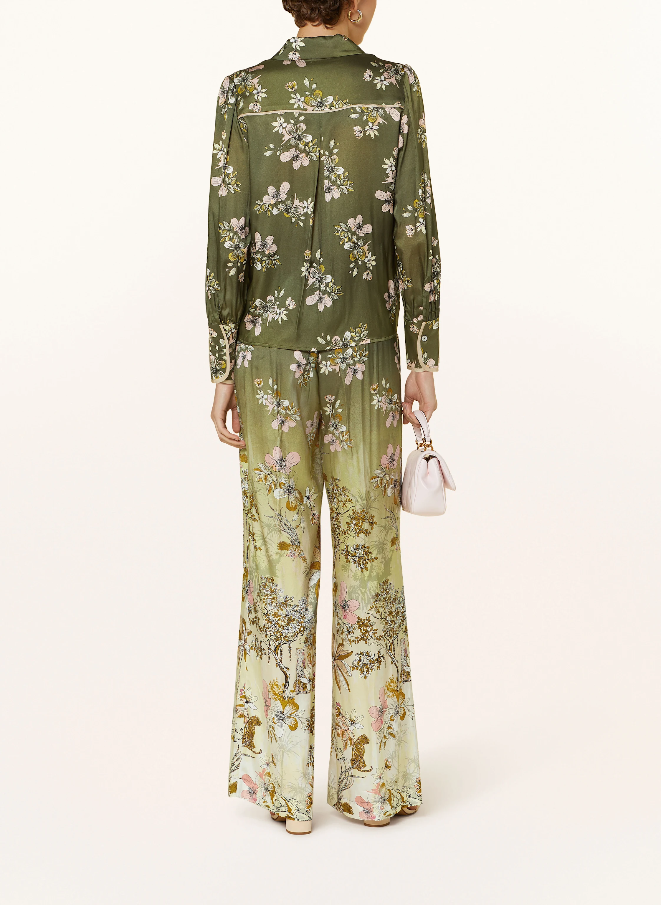 SEM PER LEI Marlenehose aus Satin