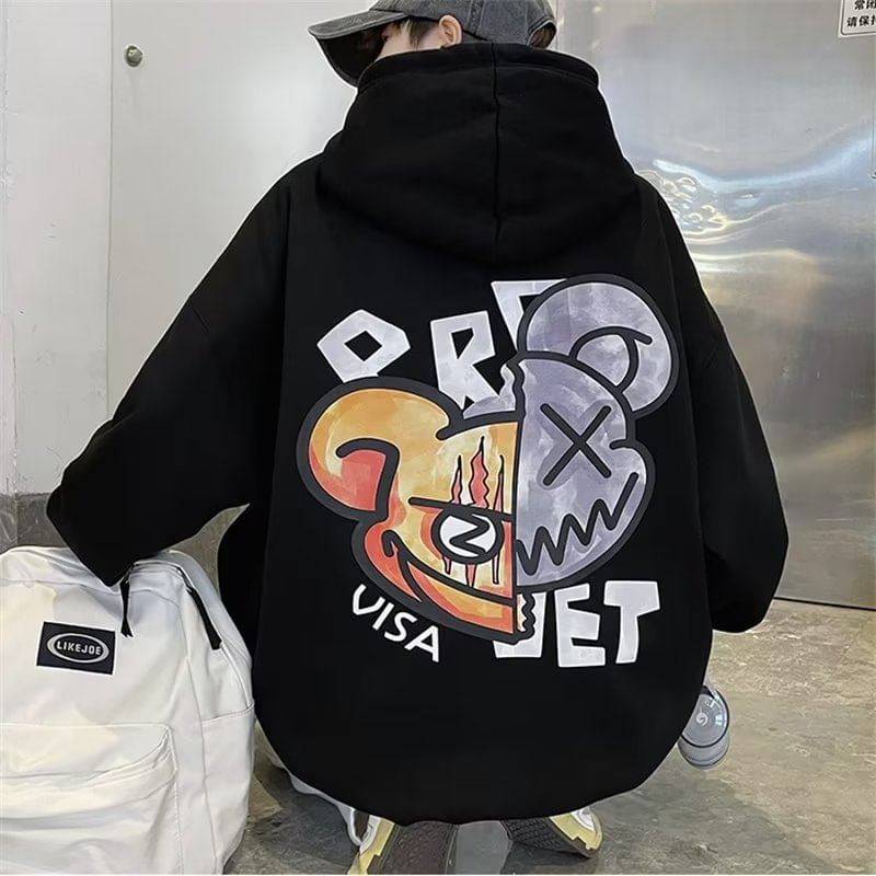 Gonzalito - Cartoon Print Hoodie