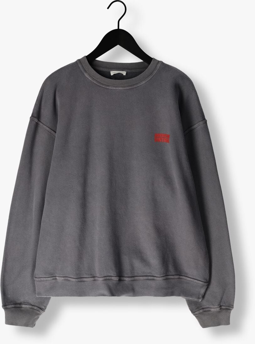 donkergrijze american vintage sweater plizzy 1