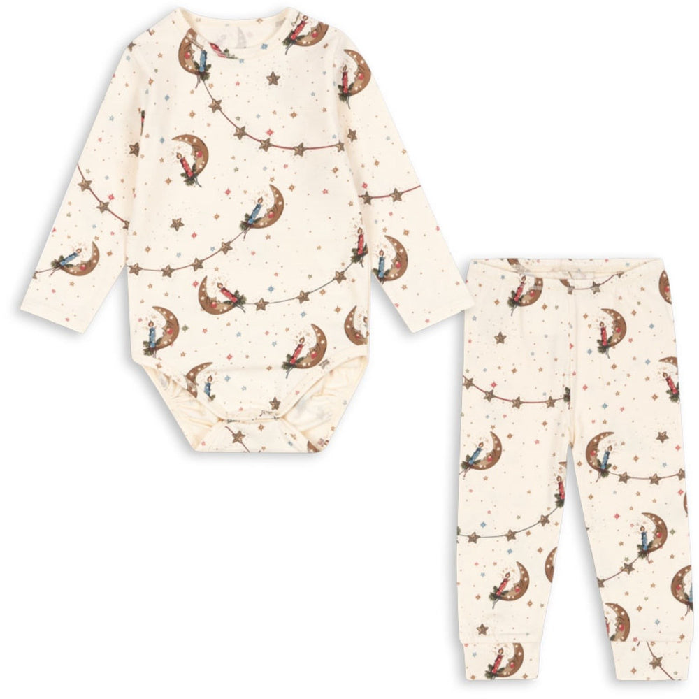 Køb Konges Sløjd Basic Body/Pants Sæt Luna GOTS