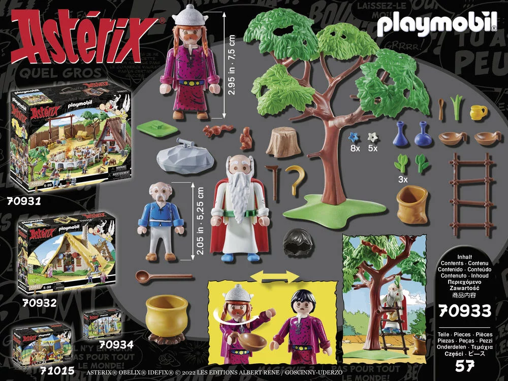 ASTERIX - PANORAMIX LE CHAUDRON DE POTION MAGIQUE - 70933