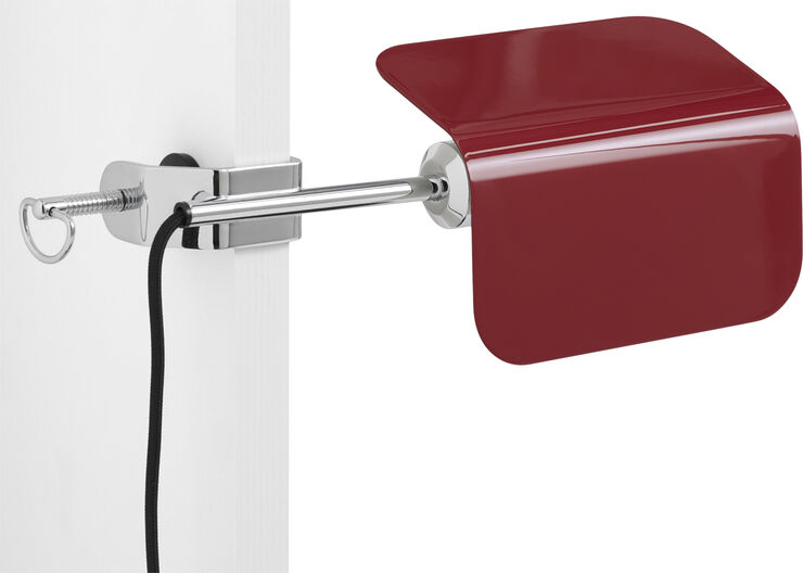 Hay Apex Clip Lamp Maroon red
