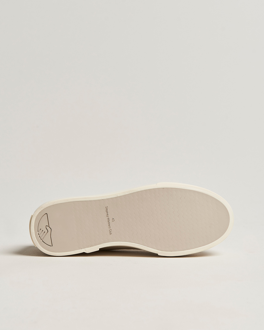 Stepney Workers Club Delllow Canvas Sneaker Ecru Raw