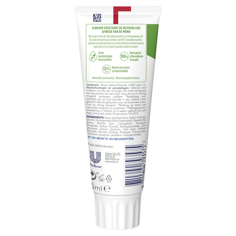 Zendium Tandpasta Extra Fresh75 ml