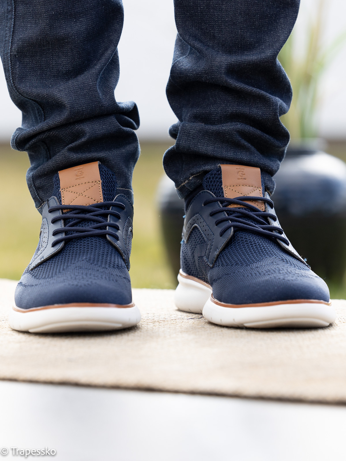 Gregers - Formatop Navy - Trapes Sko