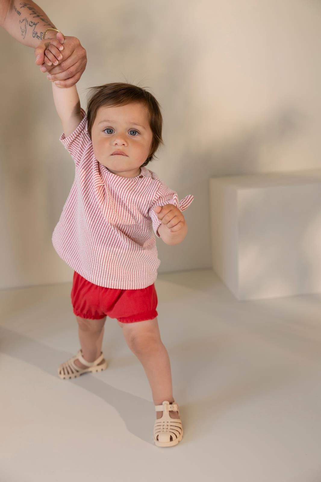Noppies Baby Korte Broek - Poinsettia