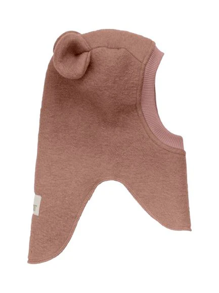 Huttelihut Balaclava Ears Wool withered rose